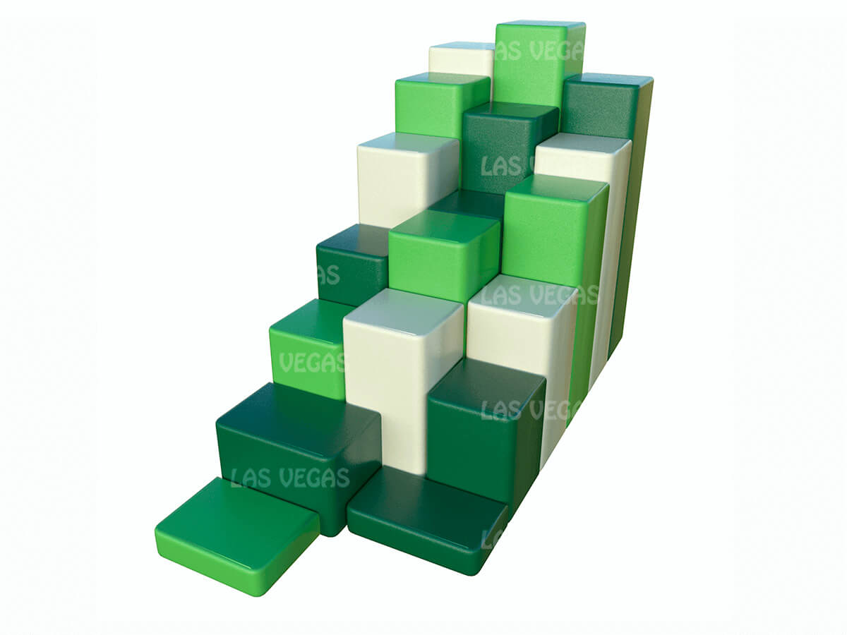 Лестница из кубиков